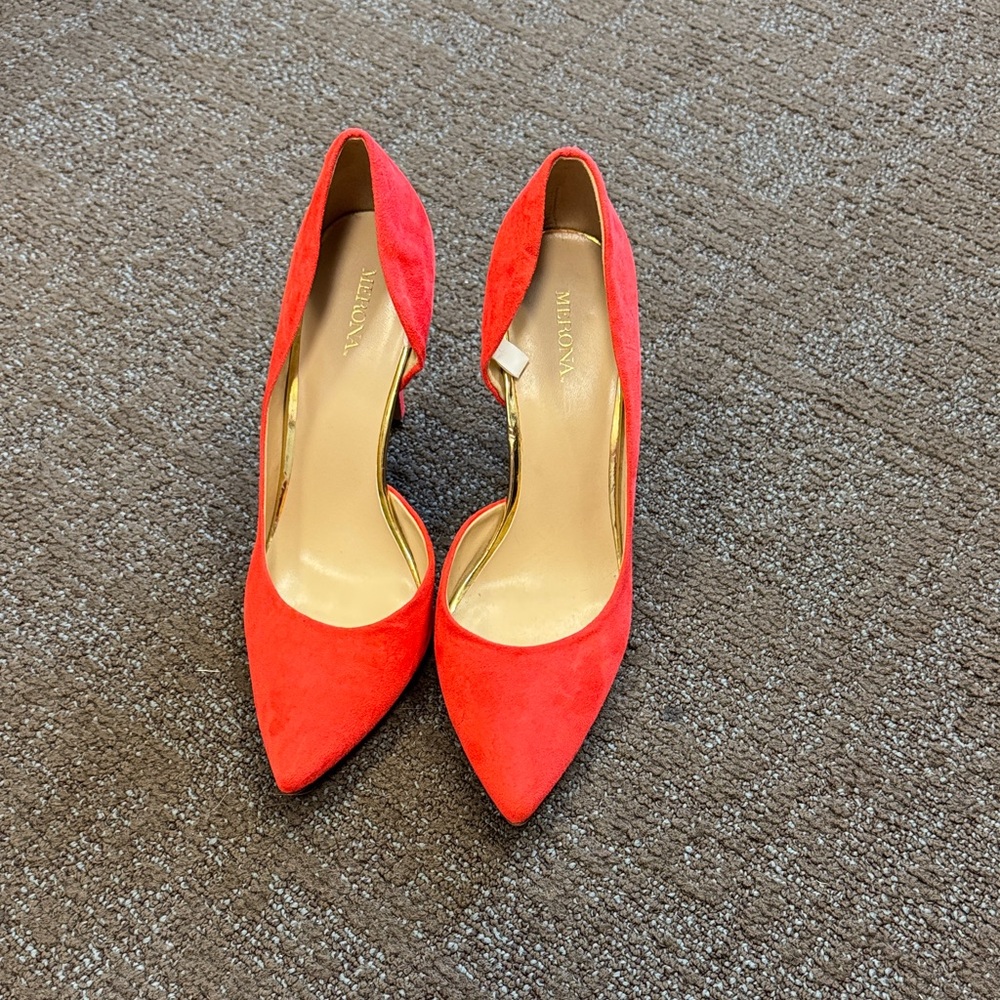 Merona Women's Bright Red Heels